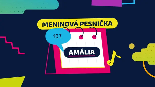 Grafika s kalendárom meninovej pesničky