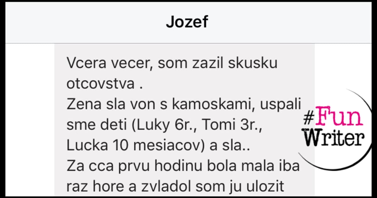 Poslucháč Dodo bol sám doma s tromi deťmi