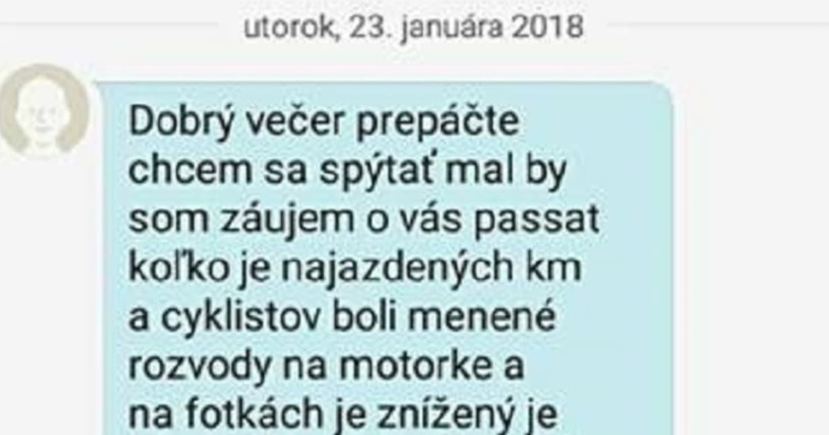 Michalovi písal jeden pán na inzerát. Toto z toho vzniklo!