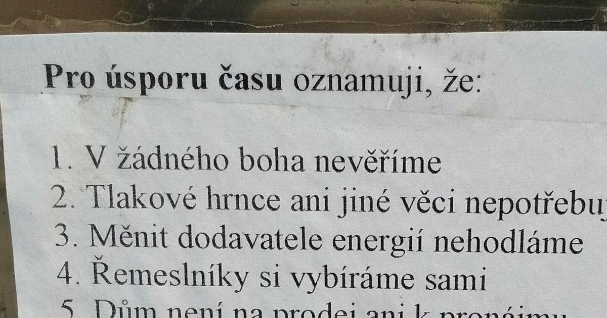 FunFOTO: Petra při procházce Prahou objevila tenhle nápis!