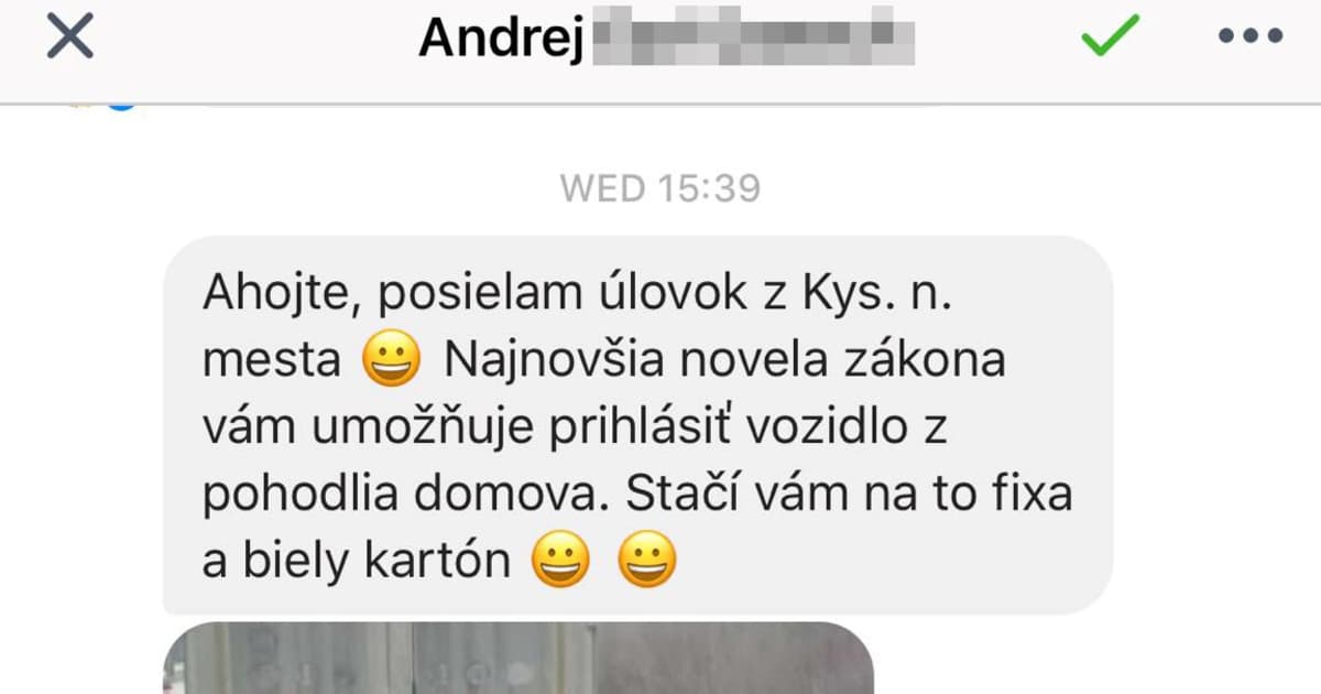 V Kysuckom Novom Meste ti na novú ŠPZ stačí fixka a biely kartón
