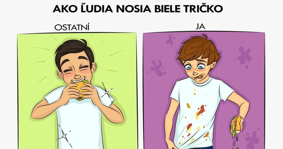 NORMÁLNI ĽUDIA vs. JA: Týchto 9 vtipných a ilustrácií ti ukáže rozdiely