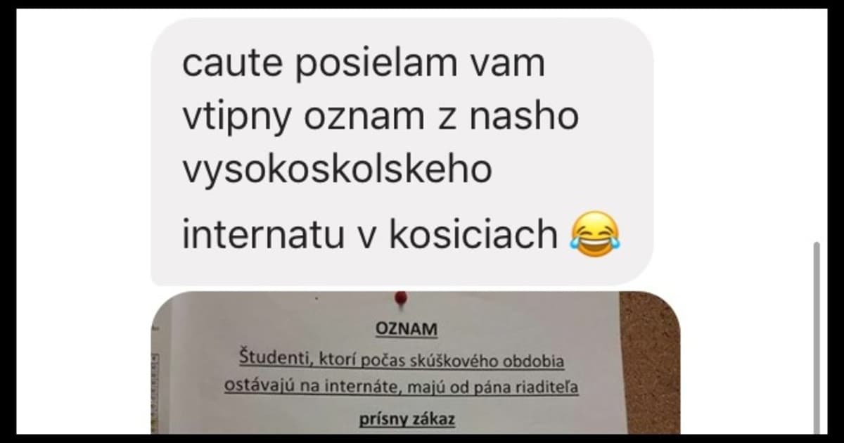 Prečítaj si tento až neuveriteľný zákaz na košickom intráku!