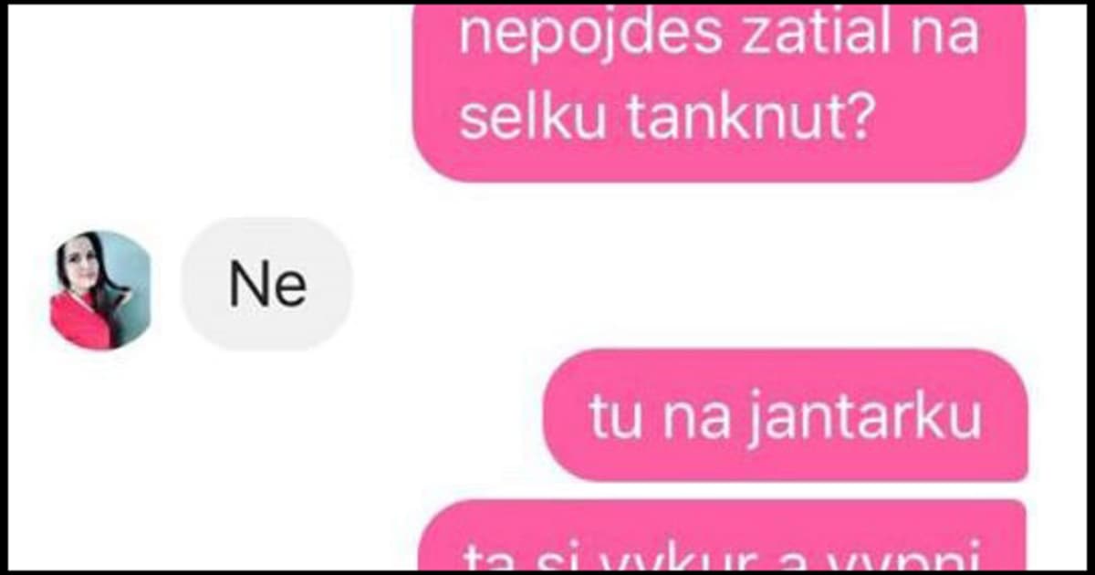 Daniel chcel, aby mu priateľka natankovala auto. Stačilo jedno slovo a mal problém