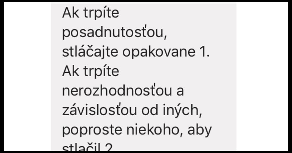 Linka mentálnej pomoci – takto to môže vyzerať