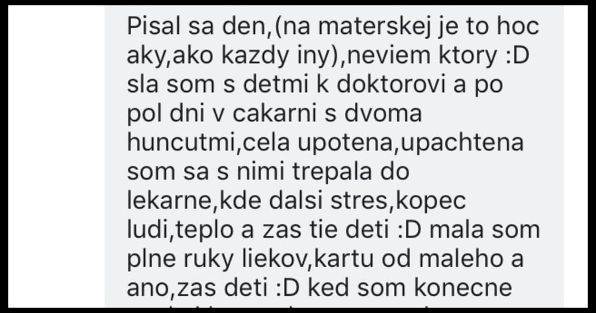 Dajana nám poslala svoj neuveriteľný príbeh ženy na materskej