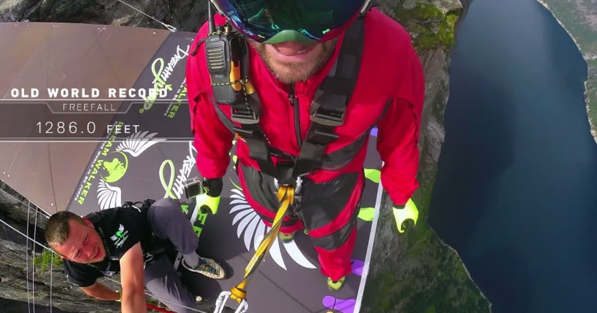 VIDEO: Takto to vyzerá, keď skočíš z výšky 425 metrov