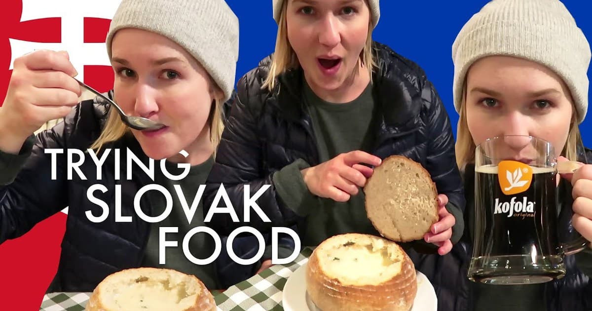 Kanadská vlogerka ochutnala typické slovenské jedlá. Chutila jej treska, cesnačka či segedín?
