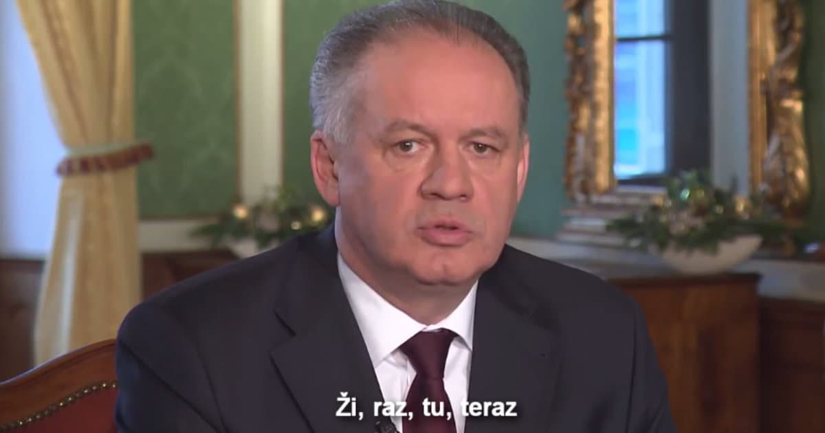 VIDEO: Andrej Kiska prespieval letný hit „Žijeme len raz“