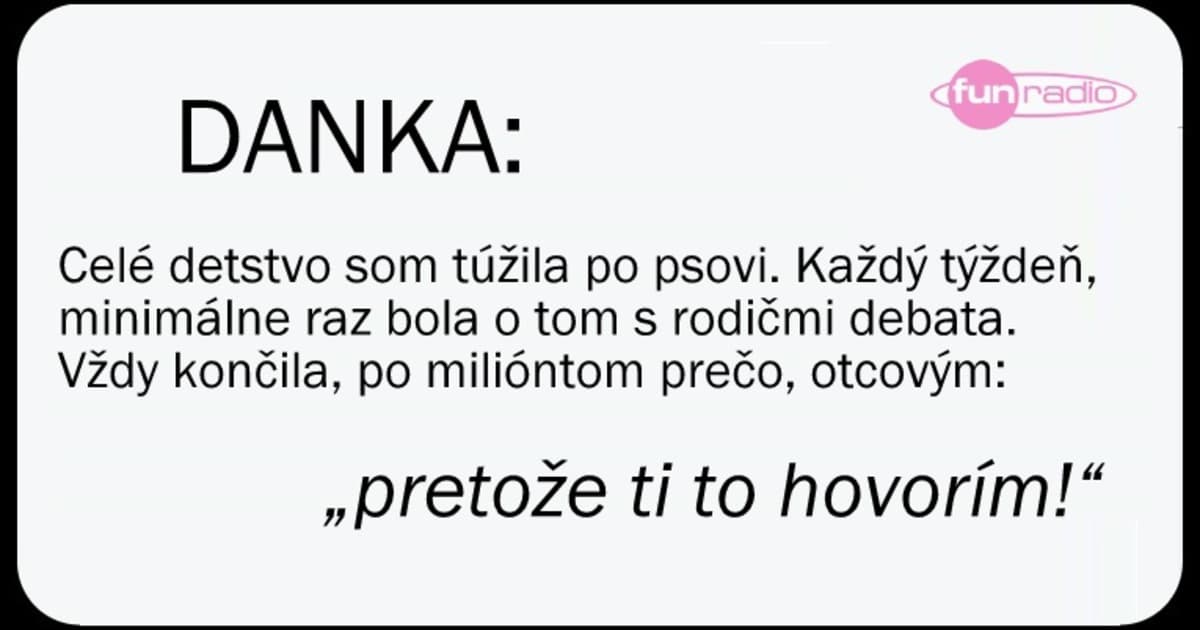 Najuniverzálnejší výchovný argument? PRETOŽE TI TO HOVORÍM!