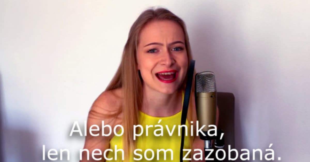 Mladá slovenská speváčka Míma naspievala skvelú paródiu s názvom ZLATOKOPKY!