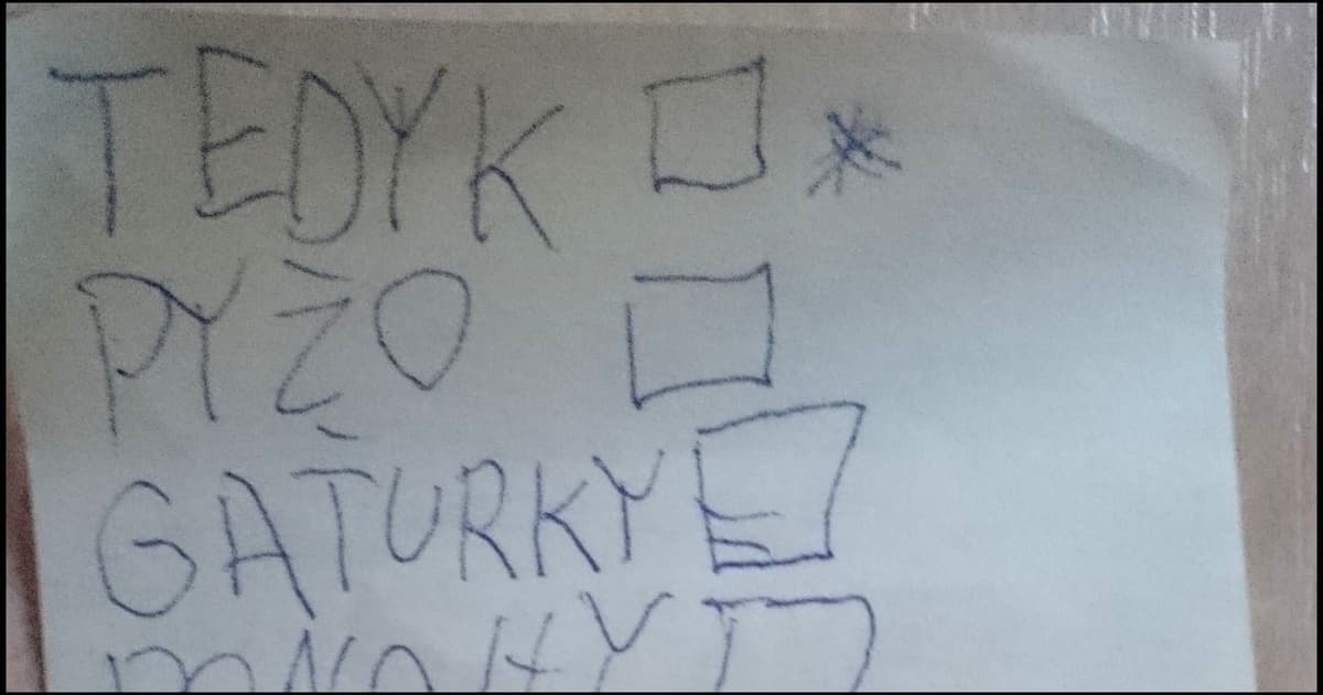 FunFOTO: 9-ročná išla prespať ku kamarátke. Napísala si zoznam, na čo nezabudnúť.