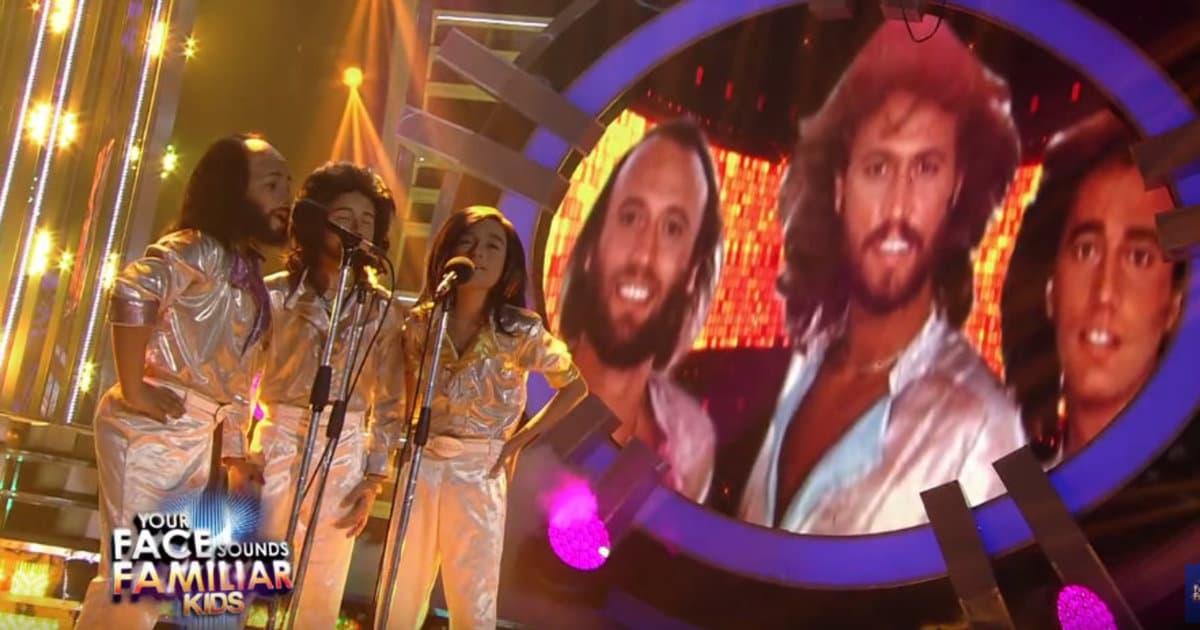 Deti odpálili v šou "Tvoja tvár znie povedome" obrovský hit skupiny Bee Gees
