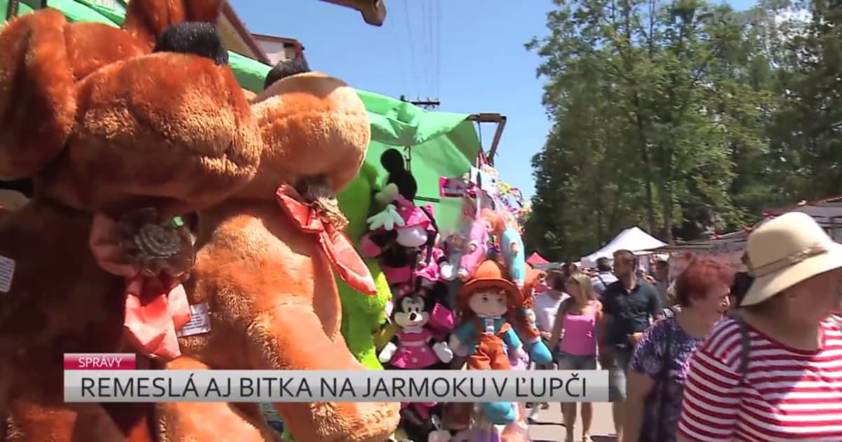 VIDEO: Počas TV reportáže o jarmoku v Ľupči sa strhla bitka