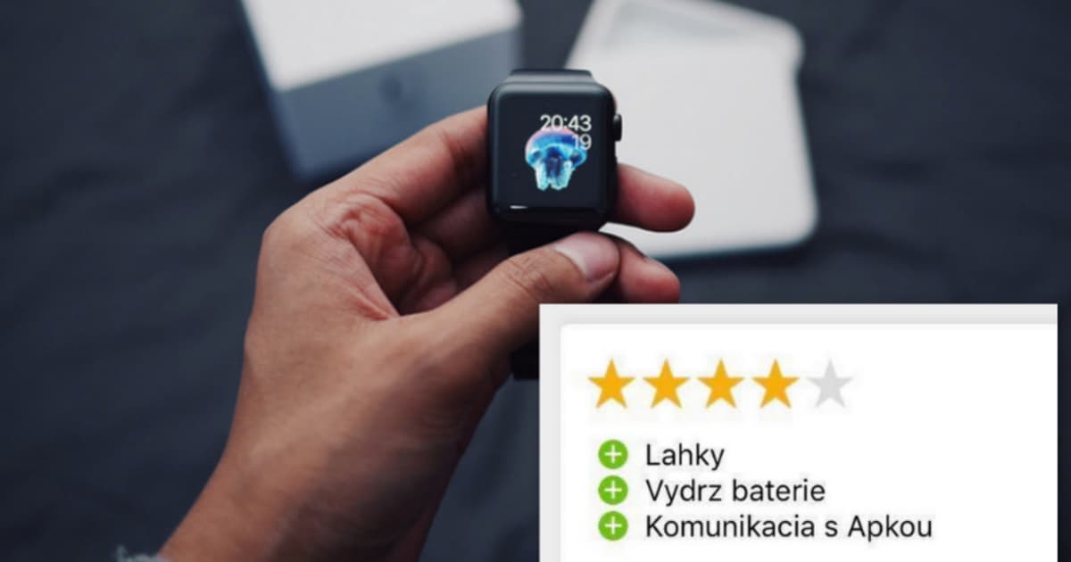 Laci čítal recenzie na chytré náramky. Tento považuje za užitočný. Až na tie mínusy!