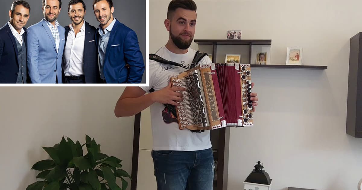 Talentovaný heligonkár Juraj ti zahrá titulnú pieseň z obľúbeného seriálu Oteckovia