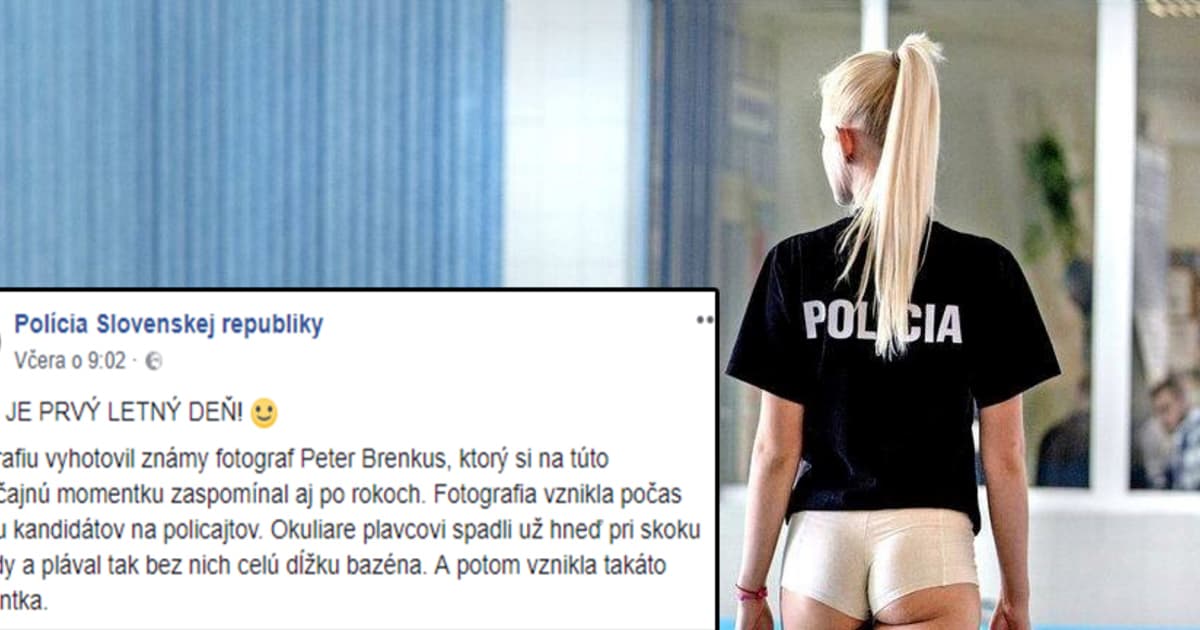 Polícia Slovenskej republiky privítala 1. letný deň odvážnou fotkou, ktorá ovládla internet!