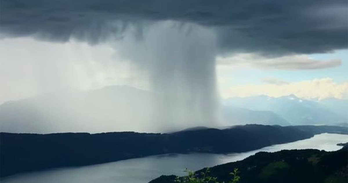 Nebeské tsunami na unikátnom videu