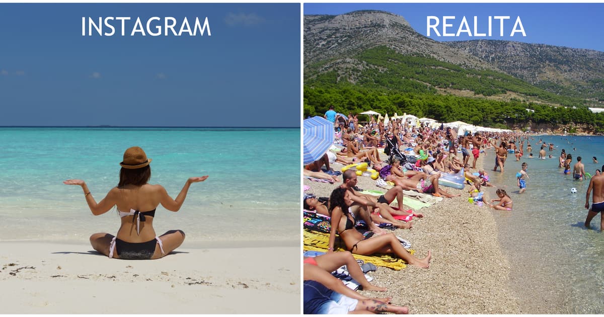 Ako vyzerá tvoja dovolenka na Instagrame vs. ako vyzerá v skutočnosti