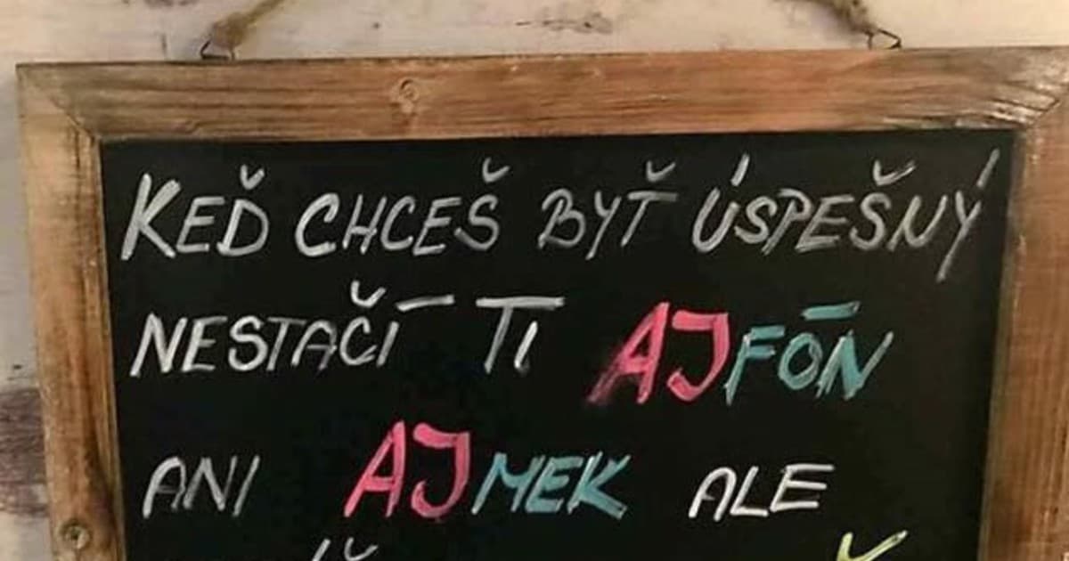 Na túto životnú múdrosť by sme nikdy nemali zabúdať!