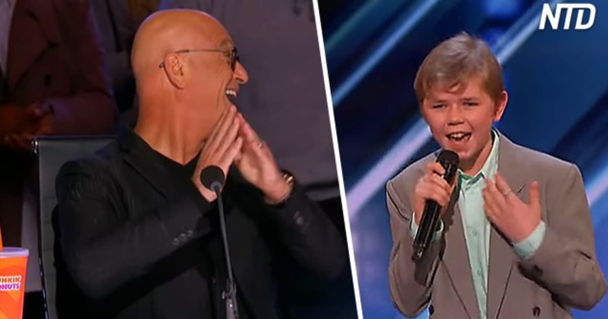 13-ročný chlapec šokoval porotcov šou Amerika má talent! Zarepoval vlastnú skladbu