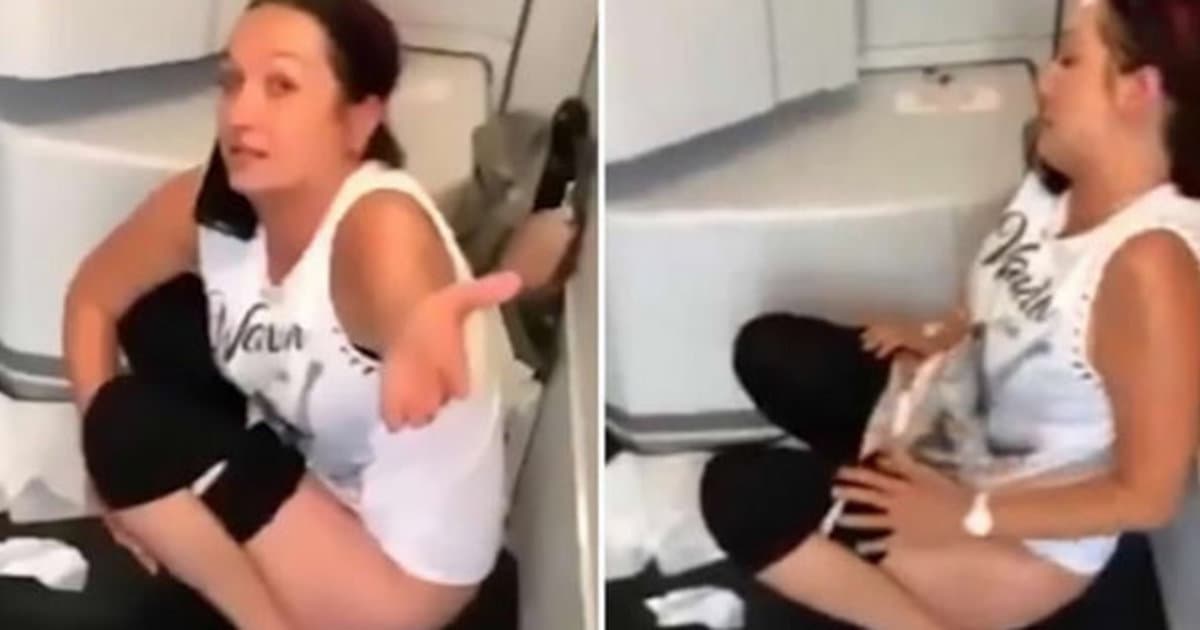 VIDEO: Žene údajne zakázali ísť v lietadle na záchod. Tak to urobila po svojom.