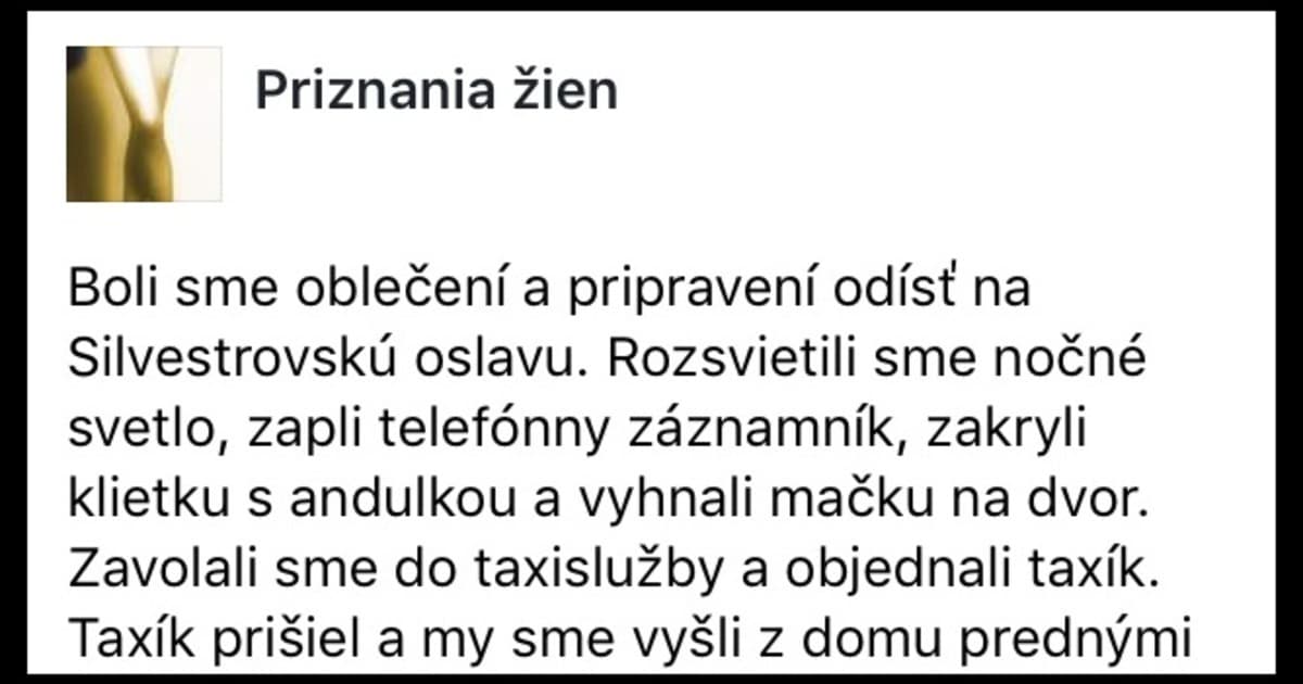 Si predstav, že sa toto stane tebe!