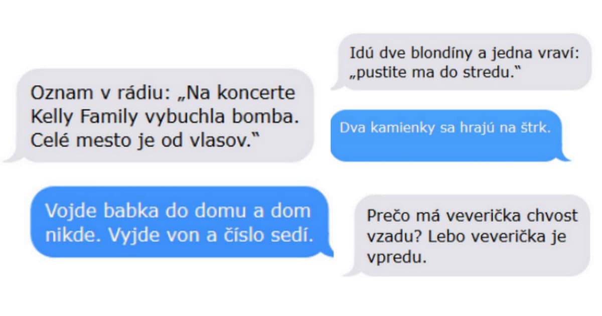 Najlepšie krátke vtipy, ktoré sme si hovorili ako malí!