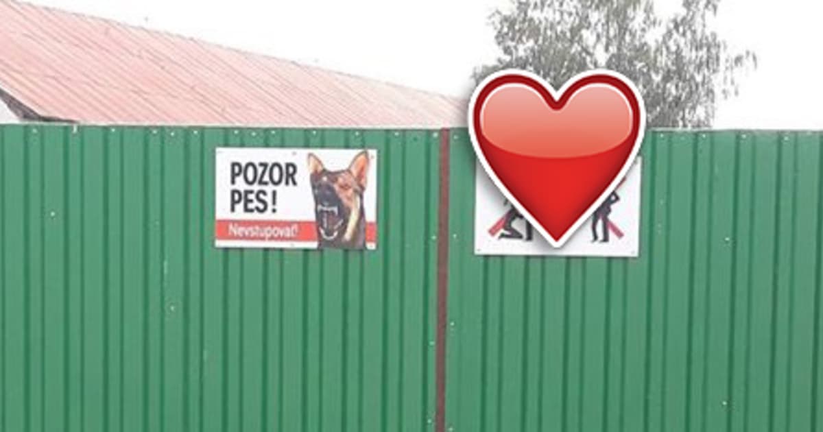 Poslucháčka Lenka si na prechádzke všimla nezvyčajnú značku. Pri plote bývalo asi veselo