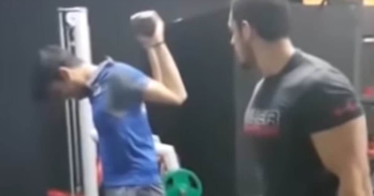 VIDEO: Prekvapenie v posilňovni. Padla mu sánka!