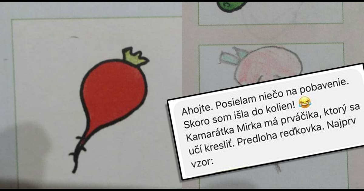 FunFOTO: Mal nakresliť reďkovku, vzniklo z toho toto!