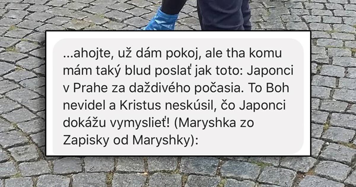 Mariana zostala v šoku, keď videla, čo nosia Japonci v daždi