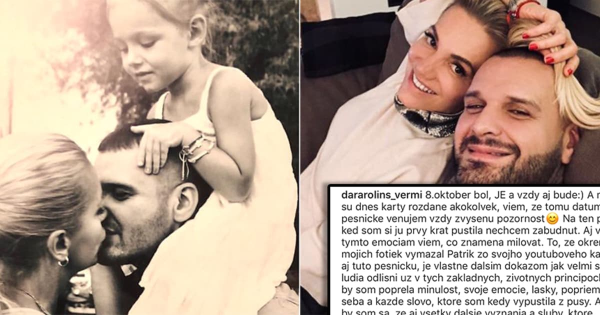 Na 8. október, deň kedy sa dala dokopy s Rytmusom, si Dara zaspomínala dojemným statusom