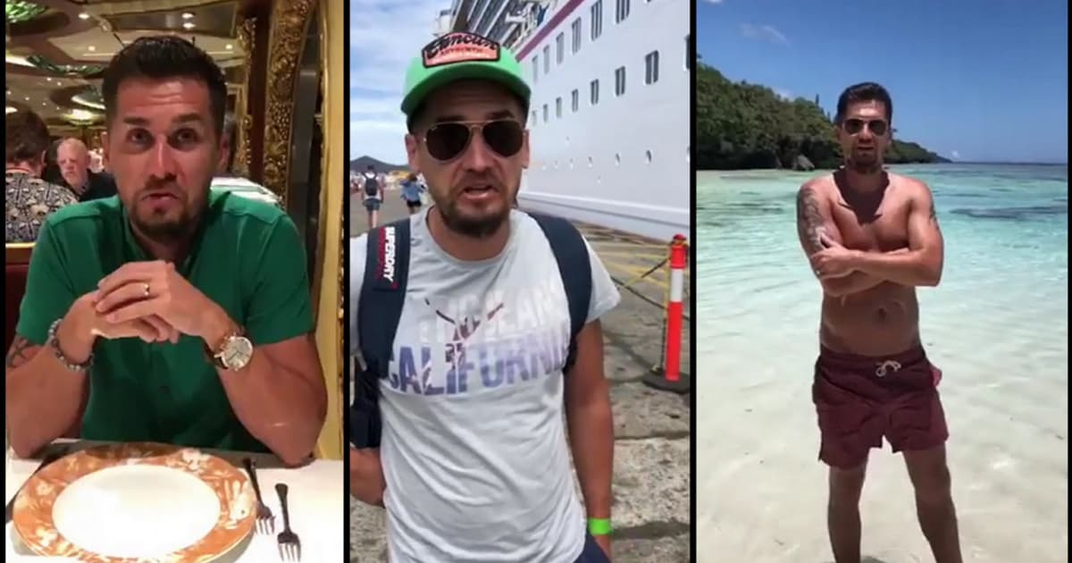 Boris je so ženou na dovolenke. Domov poslal takýto pozdrav: „To je ale parník“