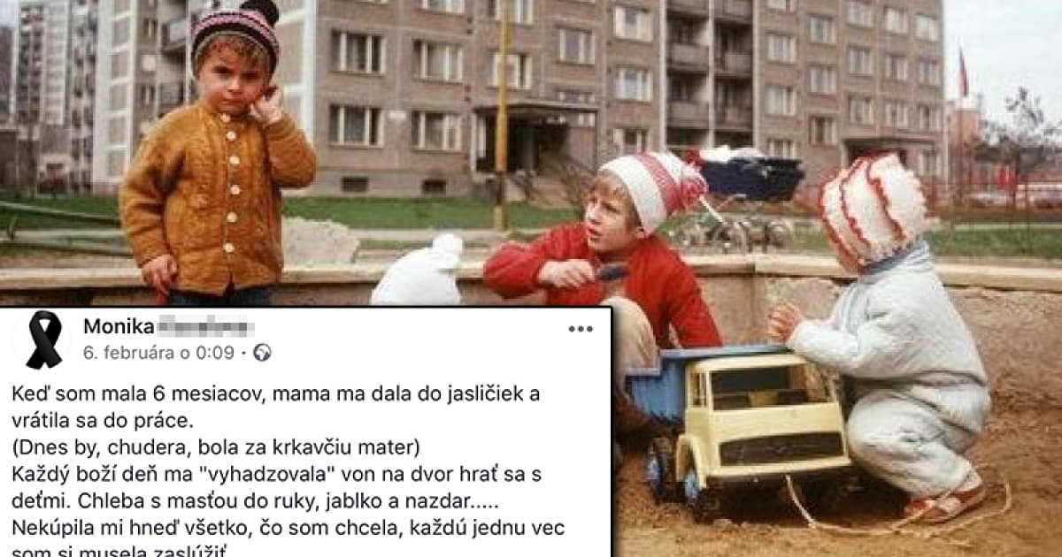 Monika napísala úprimný status: „Takéto bolo detstvo na Slovensku kedysi!“