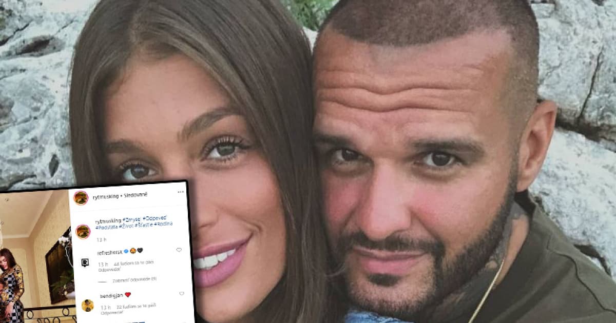 Rytmus zverejnil romantickú fotku, ktorá ovládla Instagram. Jasmine tehotenské bruško veľmi pristane