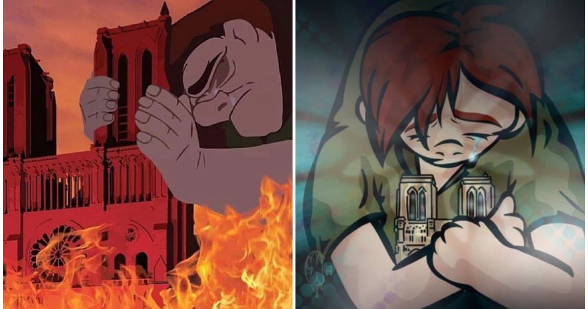 Umelci vzdávajú hold viac ako 800-ročnej katedrále NOTRE-DAME dojemnými kresbami