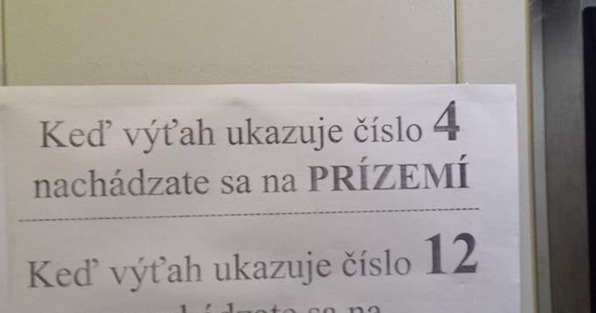Výťah z bratislavskej nemocnice baví Slovensko! Potrebuješ k nemu manuál