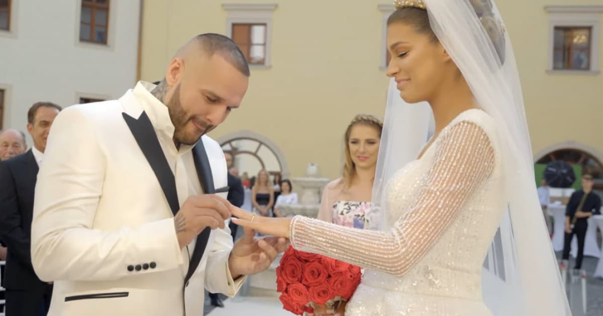 Exkluzívne video zo svadby Rytmusa a Jasminy. Zábery, aké len tak neuvidíš!