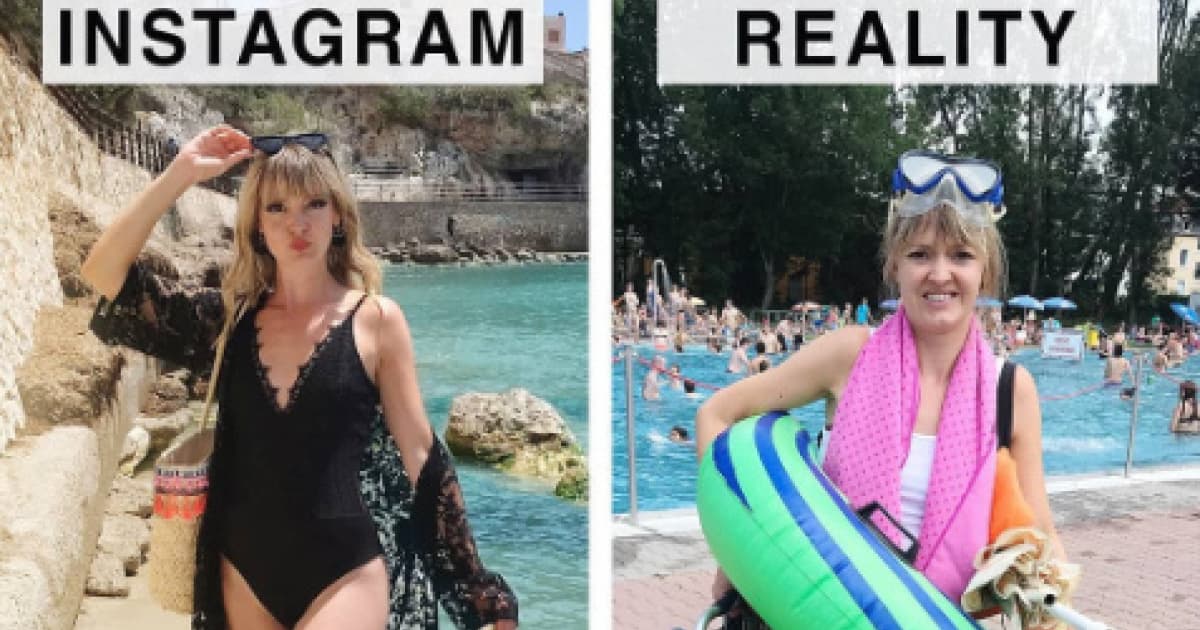 Táto mladá Nemka vtipne a trefne poukazuje na rozdiel medzi realitou a Instagramom