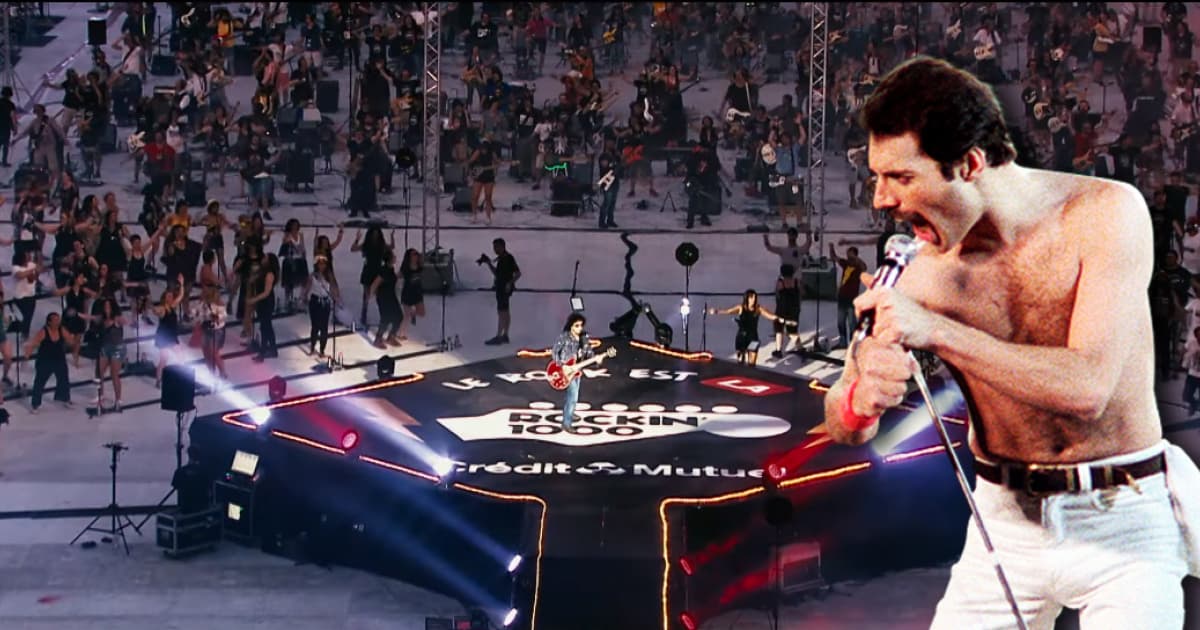 Viac ako 1000 hudobníkov zahralo naraz megahit "We Will Rock You" od kapely QUEEN