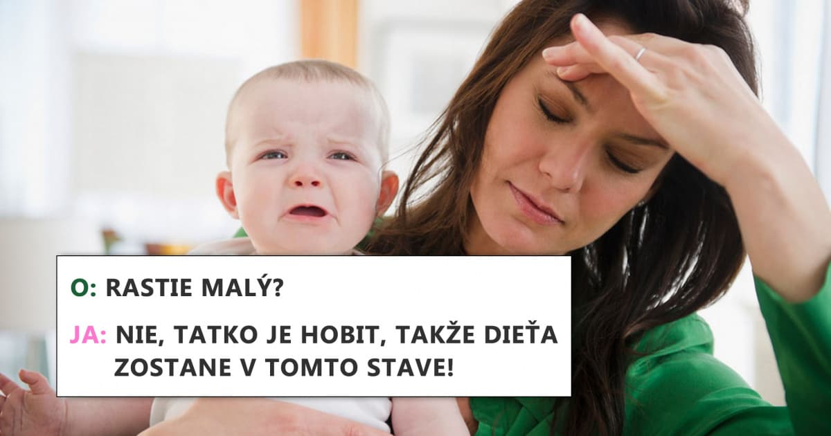 „Rastie malý? Nie, tatko je hobit!“ Zuzka zozbierala najhlúpejšie otázky, ktoré dostáva každá matka