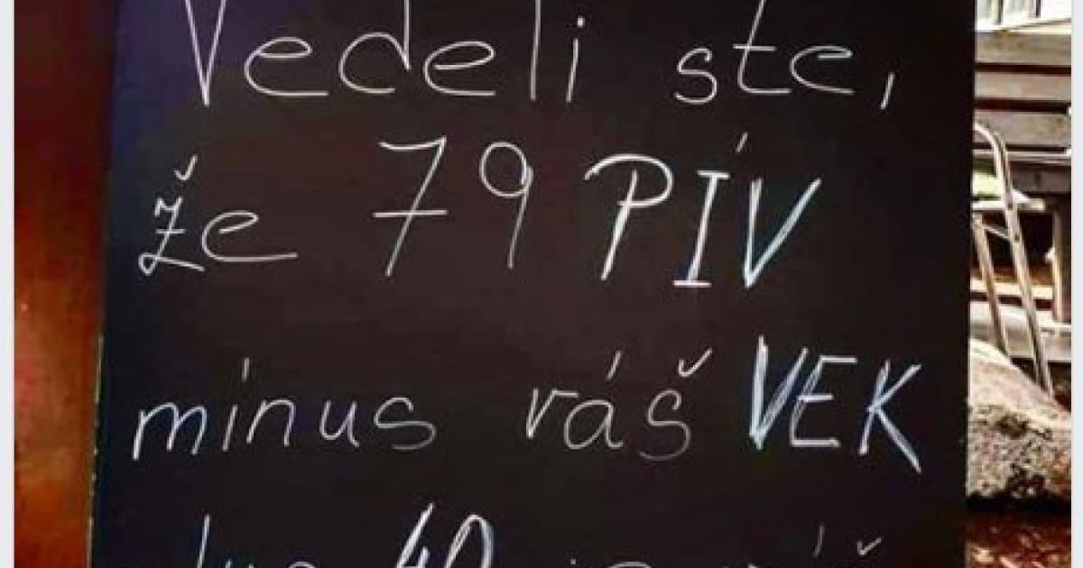 V kaviarni v Banskej Štiavnici majú nápis, ktorý uchvátil ľudí. Vychádza tento výpočet aj tebe?