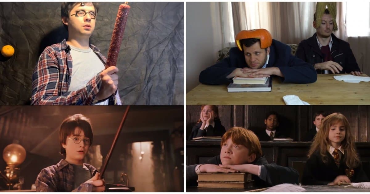 Najjednoduchší a najlepší humor! Takto by to vyzeralo, keby tvorcovia Harryho Pottera nemali peniaze