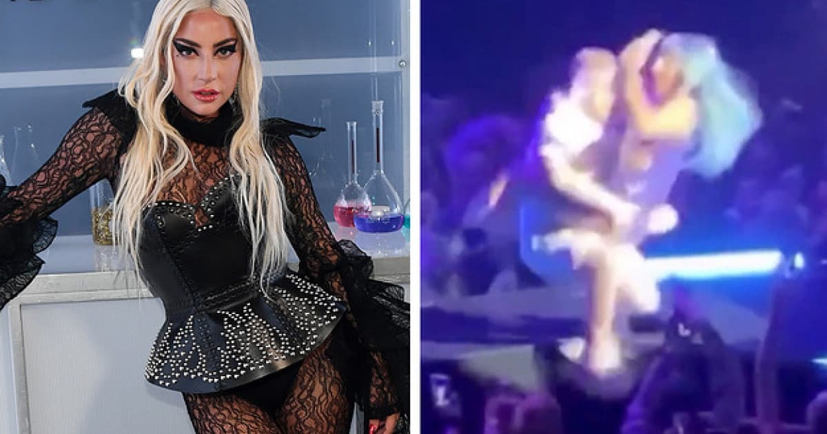 Lady Gaga sa v náručí fanúšika počas koncertu nebezpečne zrútila z pódia!