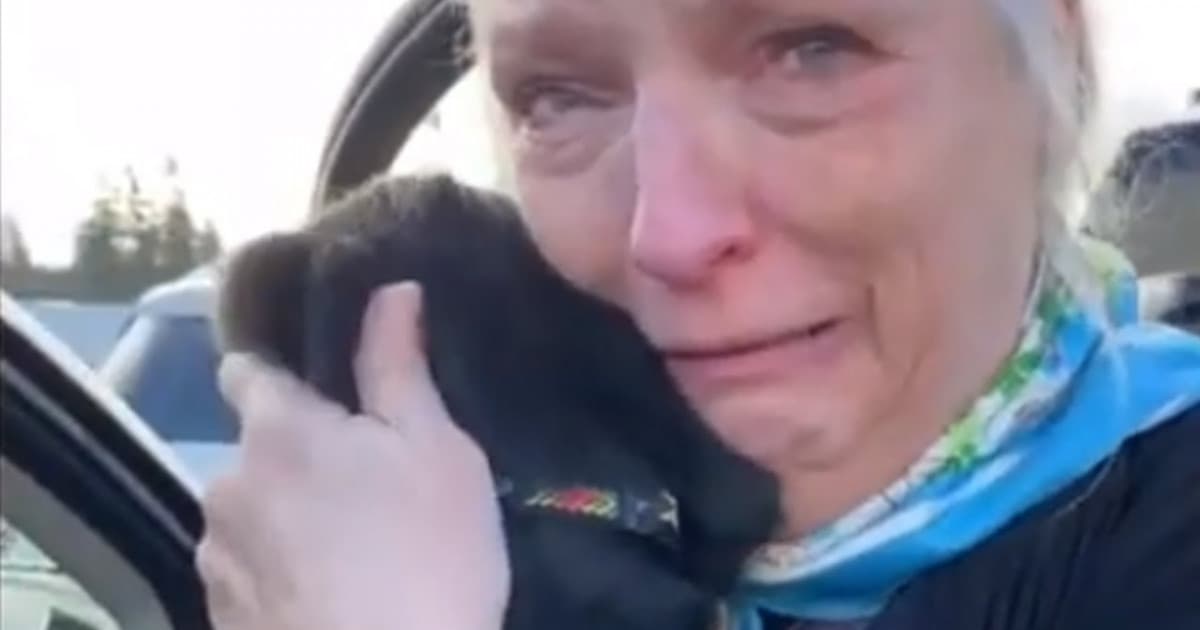 Prišla o ročného labradora, tak ju na Vianoce deti prekvapili novým šteniatkom. Jej reakcia bola úžasná!