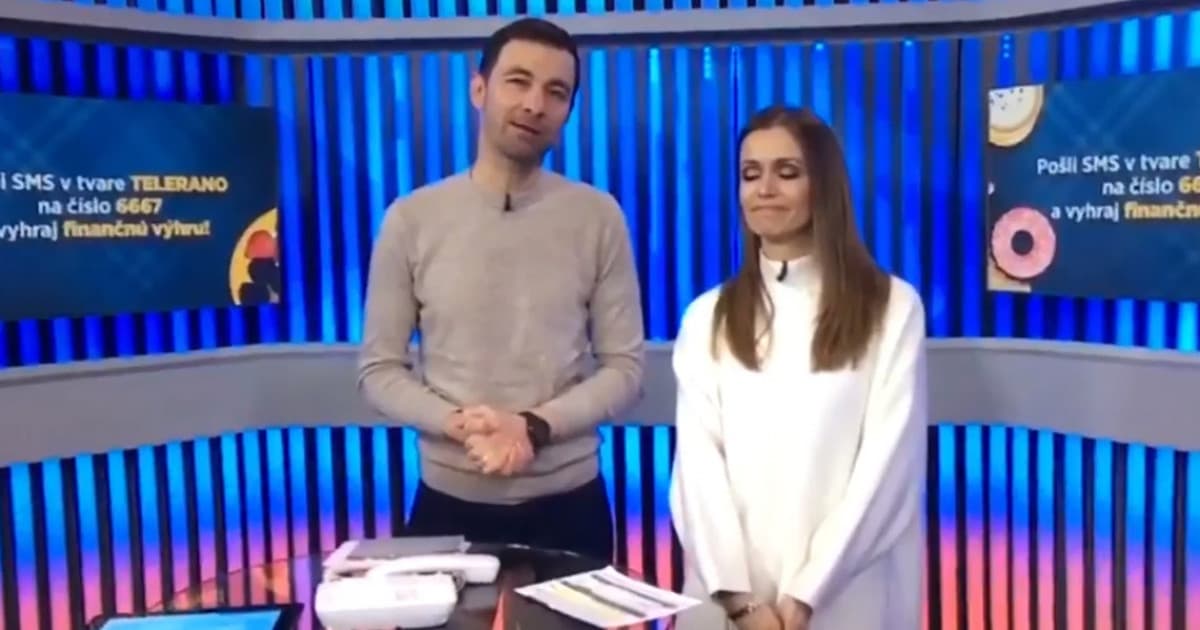 Čaro živého vysielania! Pani v Teleráne si zrejme poznačila iné heslo