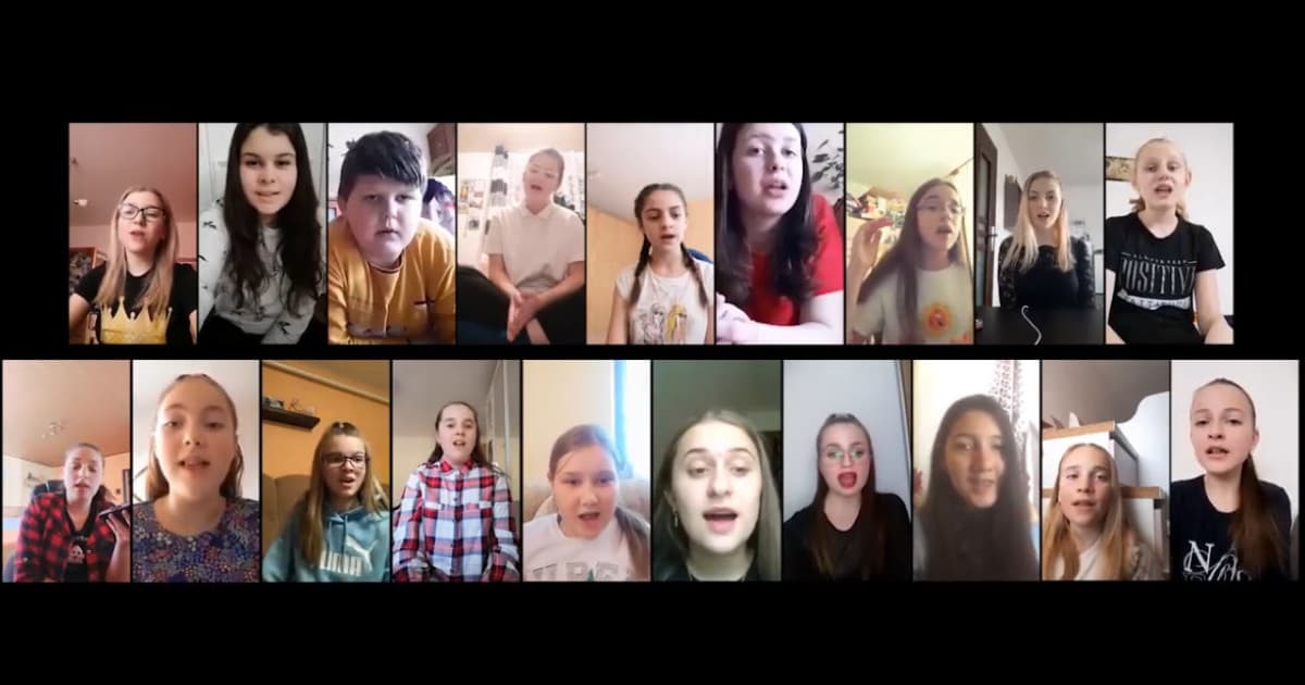 Detský spevácky zbor Felix z Heľpy posiela pre potešenie skladbu „Angels“