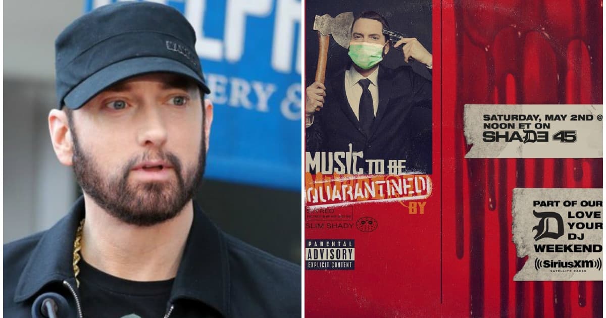 Eminem vytvoril pre fanúšikov playlist s názvom „Music To Be Quarantined By“. Obsahuje jeho najobľúbenejšie skladby