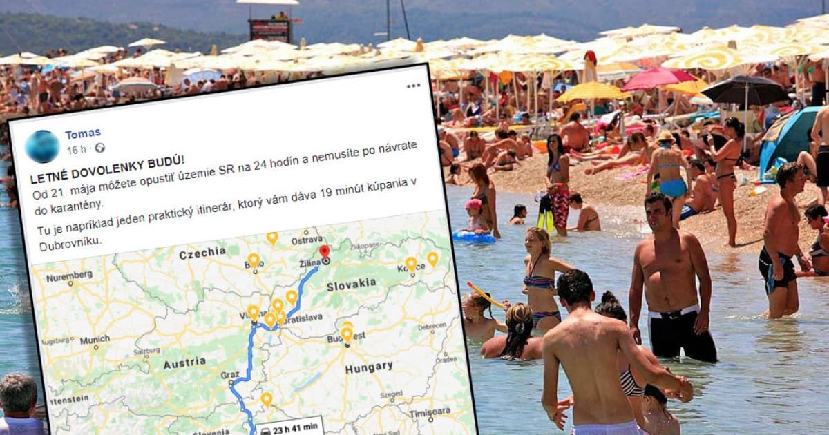 Tomáša inšpirovalo nové uvoľňovanie. Toto je návod, ako sa 19 minút kúpať v Dubrovníku, vrátiť sa domov a vyhnúť sa karanténe